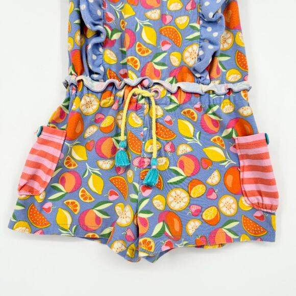 Matilda Jane Girl's Tutti Fruity Fruits Romper Size 2 - Picture 4 of 8